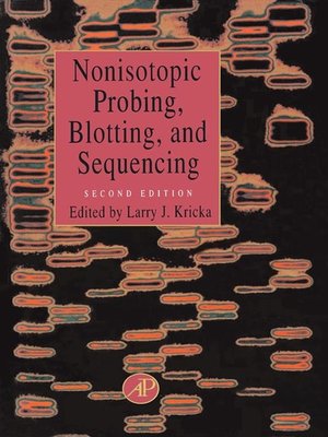 cover image of Nonisotopic Probing, Blotting, and Sequencing